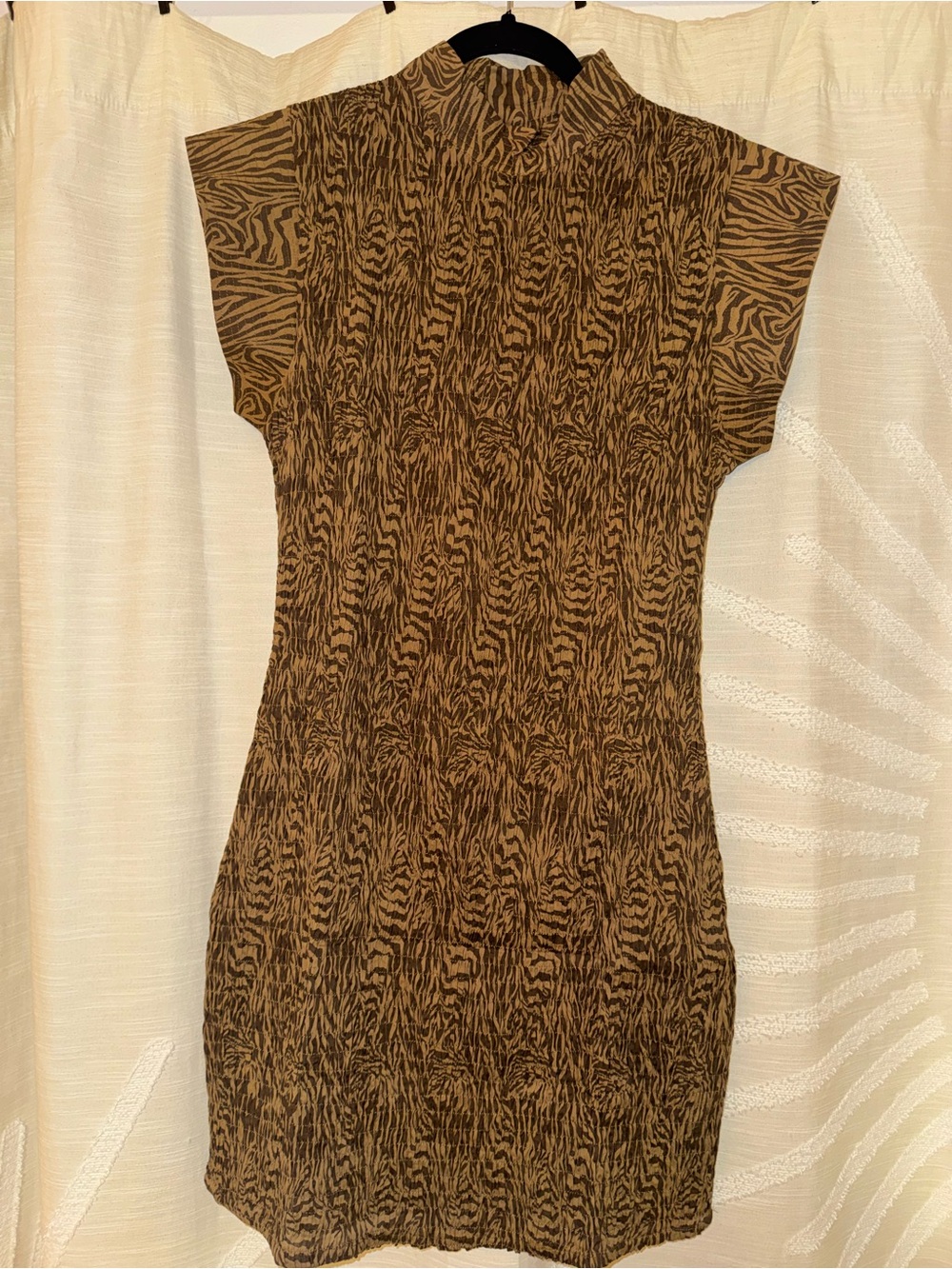 acacia swimwear Brown Animal-Print Mini Dress